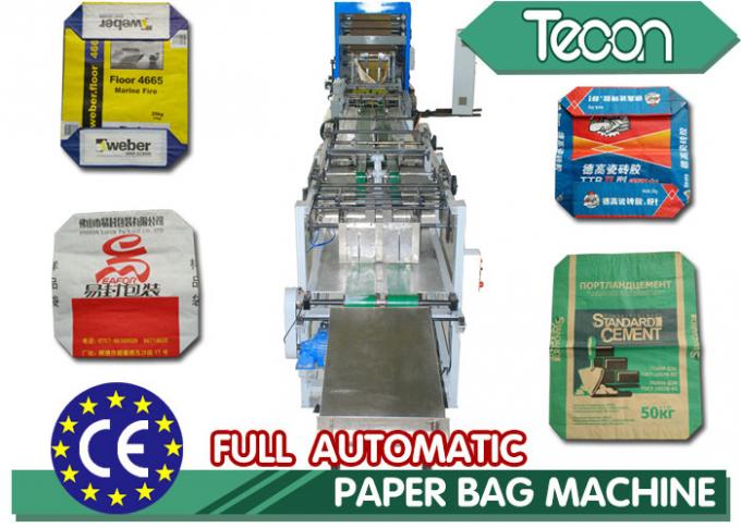 Автоматический Дн-наклеенный бумажный мешок цемента делая производственную линию бумажных мешков клапана машины